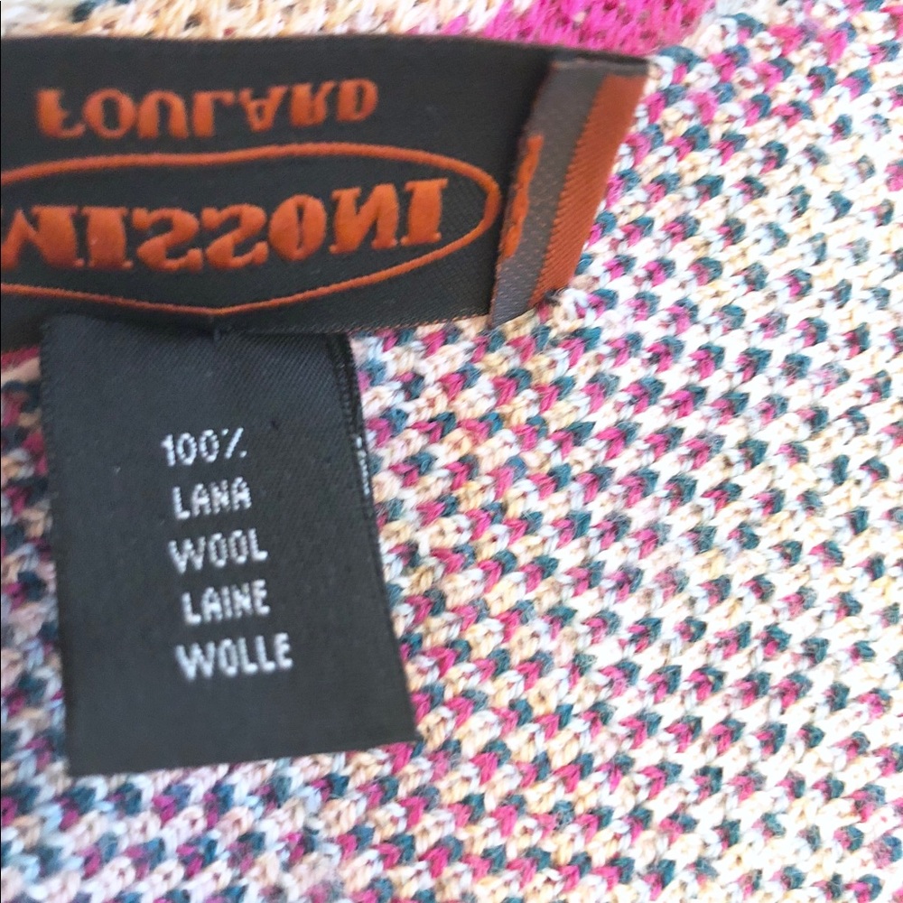 MISSONI | Beautiful Multi-Color Wool Scarf - Picture 4 of 6